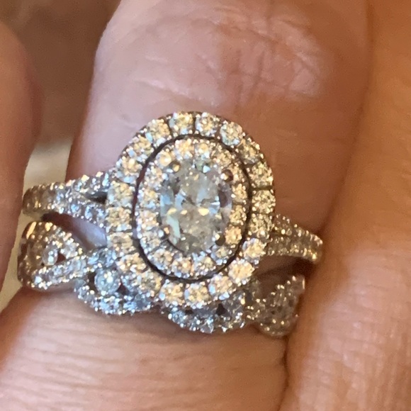 Neil Lane Engagement Ring 1 ct TW Diamonds 14K white gold - Picture 1 of 6